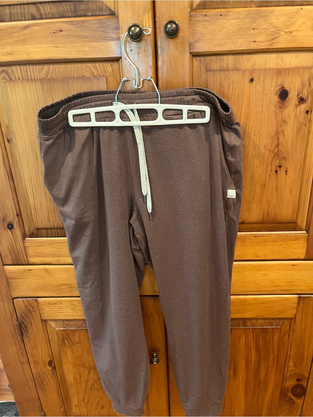 Ladies Brown Drawstring Sweatpants - Comfortable Everyday Bottoms